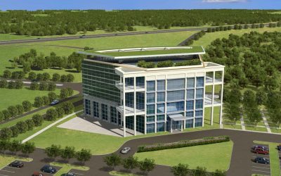 Liberty Crossing Office Building Rendering, Front View