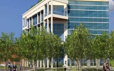 Liberty Crossing Office Building Rendering, Side View